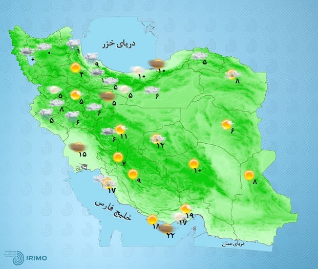 وضعیت آب و هوا، امروز ۱۰ بهمن ۱۴۰۱ / بارش برف و باران در ۲۵ استان تا پنجشنبه/ هشدار کولاک برف و اختلال در انتقال گاز