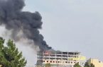 آتش‌سوزی ساختمان درحال ساخت در جنوب تهران