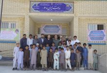 افتتاح یک مدرسه ۶ کلاسه در نقطه صفر مرزی شهرستان دشتیاری