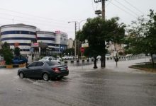 سیلاب در خیابان‌های شیراز و غافلگیری مردم + فیلم