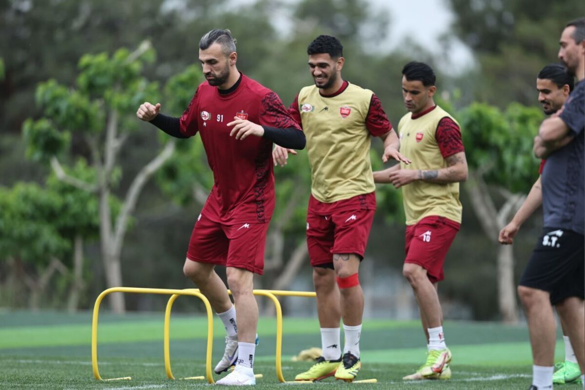 تمرین پرسپولیسی‌ها بعد از یک روز استراحت؛ آماده برای تقابل حساس با سپاهان