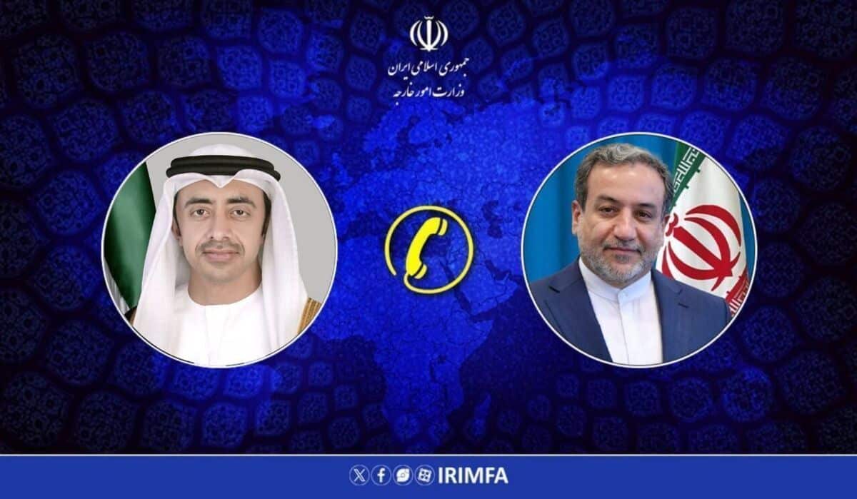 گفت وگوی تلفنی وزرای خارجه جمهوری اسلامی ایران و امارات