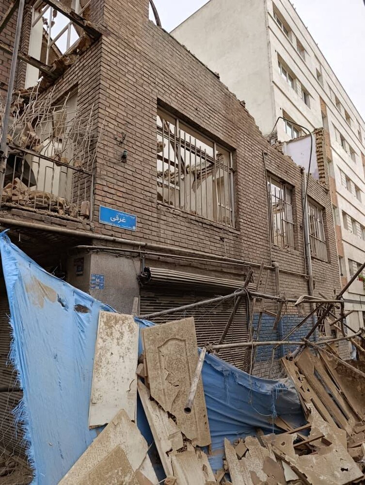 تخریب ساختمان سه مصدم برجای گذاشت
