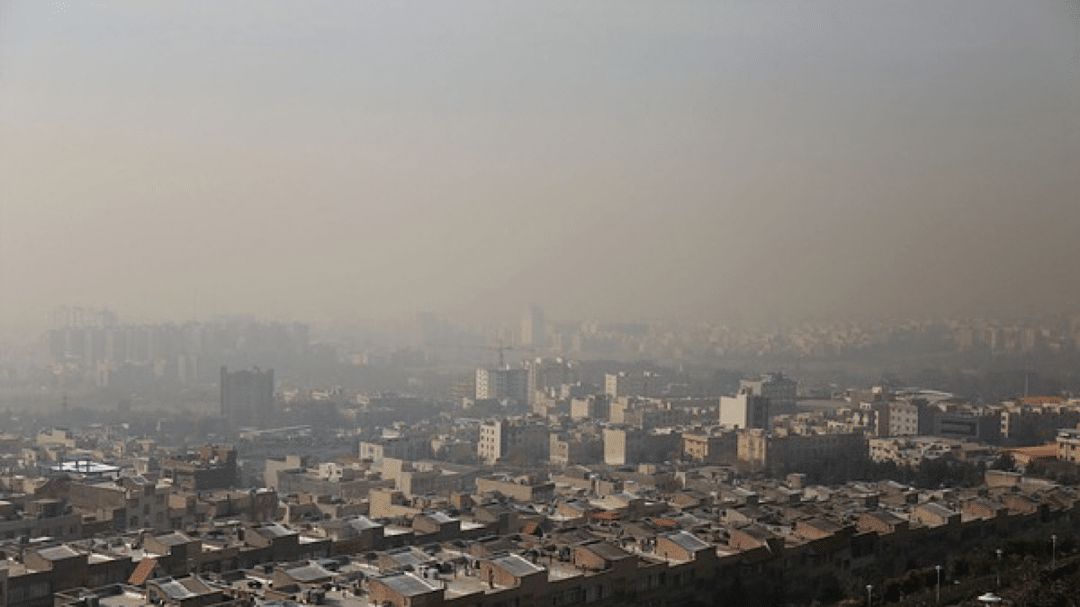آسمان تهران خاکستری می‌شود