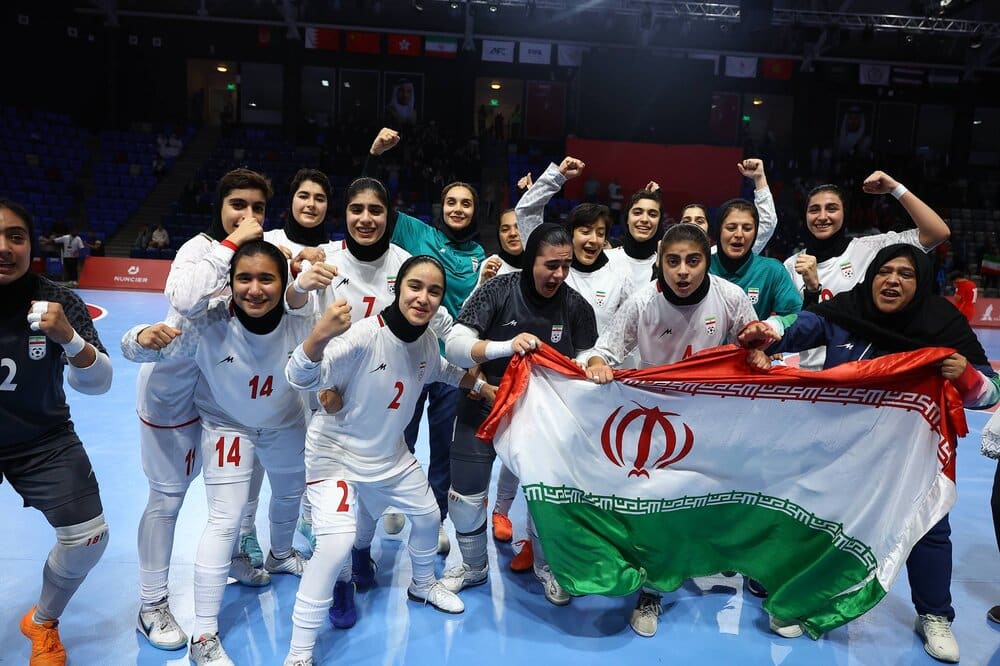 فوتسال دختران ایران ۰ (۳) - (۲) ۰ فوتسال دختران چین؛ ‌قهرمانی در ضربات پنالتی