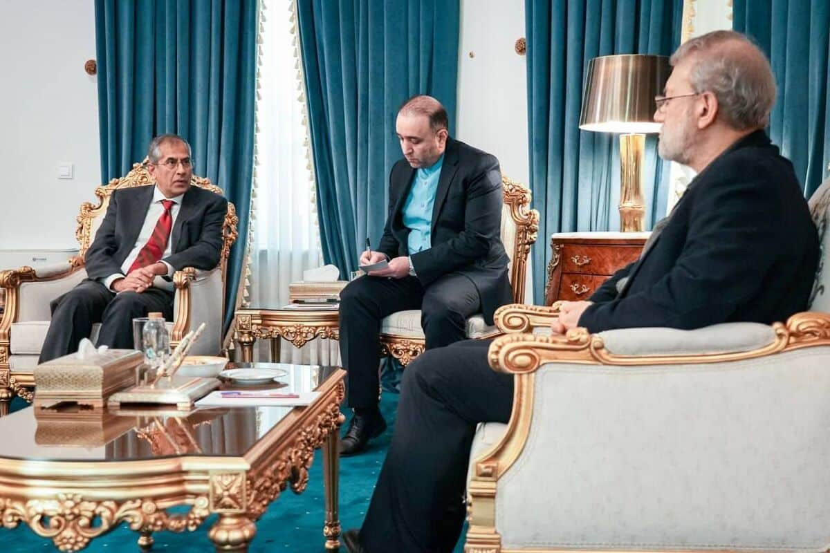 دیدار لاریجانی و معاون مشاور امنیت ملی هند