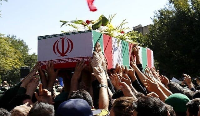 تشییع پیکر دو شهید در پاکدشت