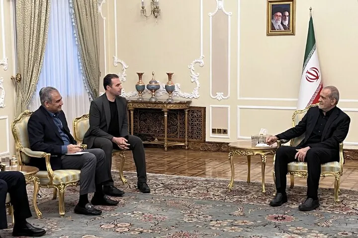 دیدار وزیر کشور پاکستان با پزشکیان
