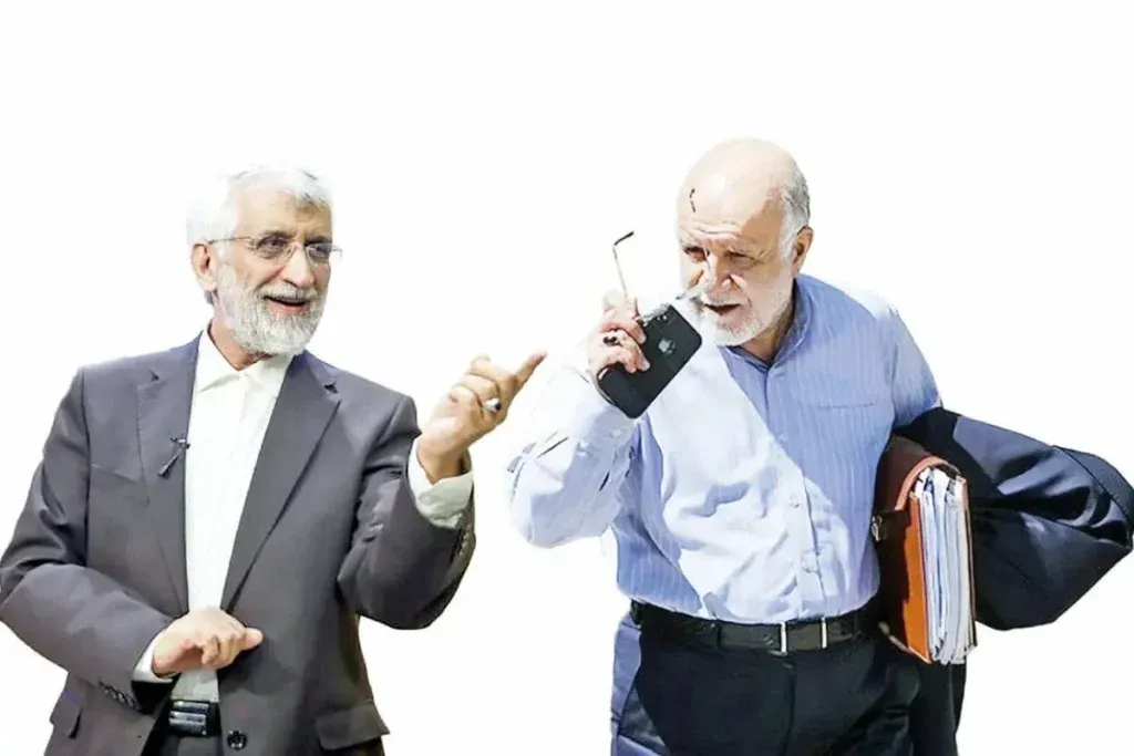 بیژن زنگنه و سعید جلیلی