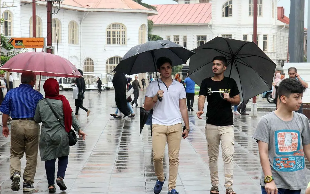 هواشناسی ۱۴۰۵/۰۶/۲۲؛ تداوم بارش‌ها در نوار شمالی و ارتفاعات کشور